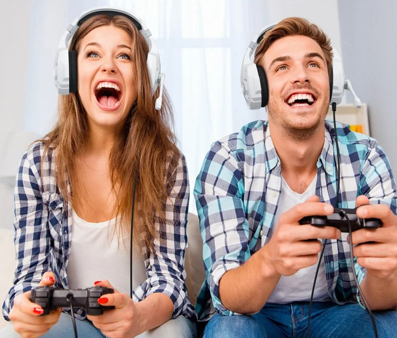 Игровая гарнитура KOTION EACH G9000 Plus для ПК и консолей с RGB-подсветкой и микрофоном